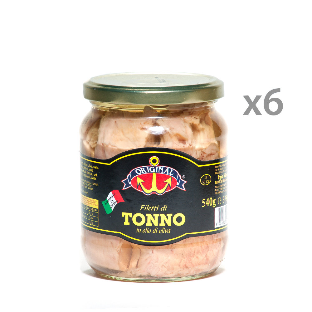 Filetti di Tonno - 6 vasetti 540 gr