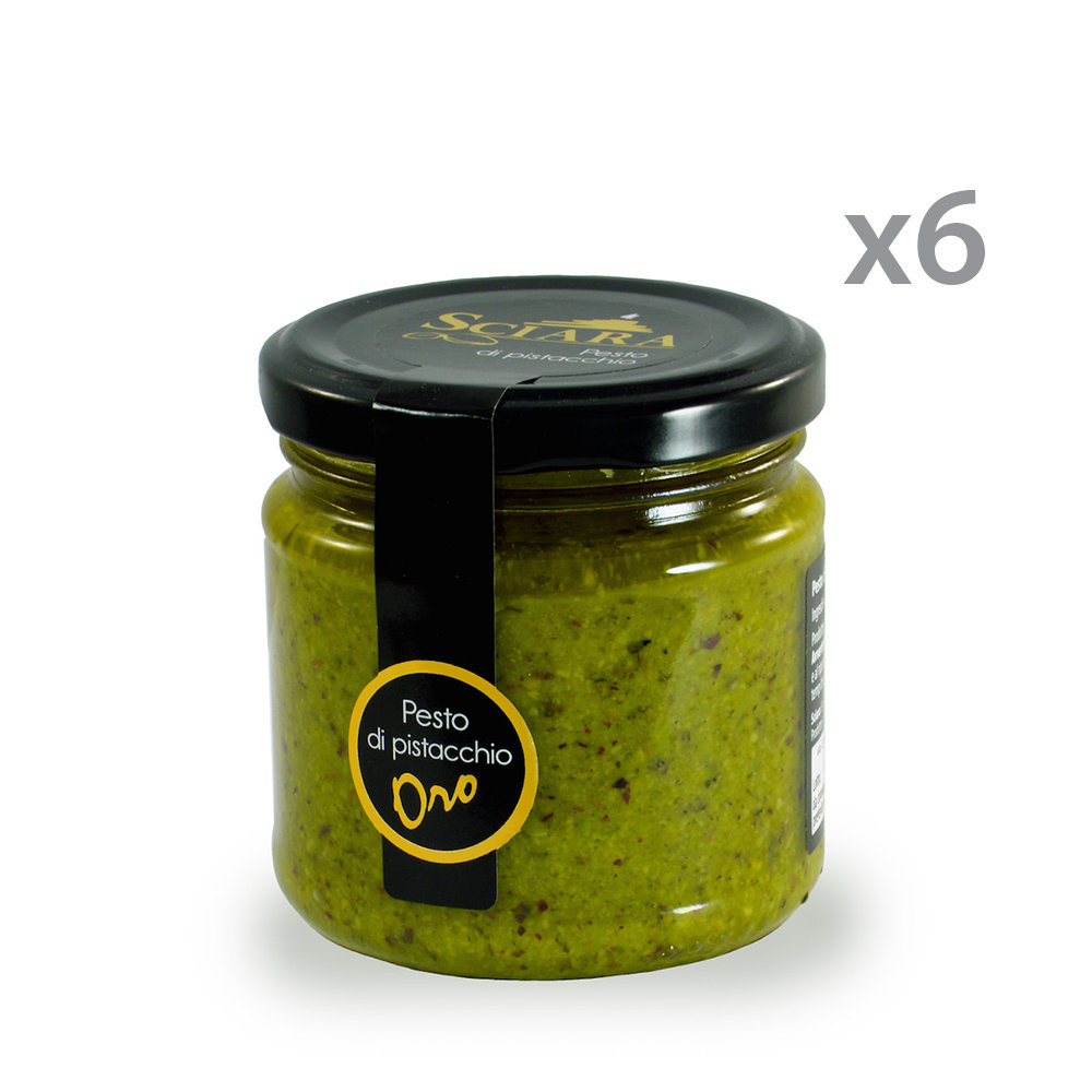 6 barattoli - Pesto di Pistacchio Oro 190 gr