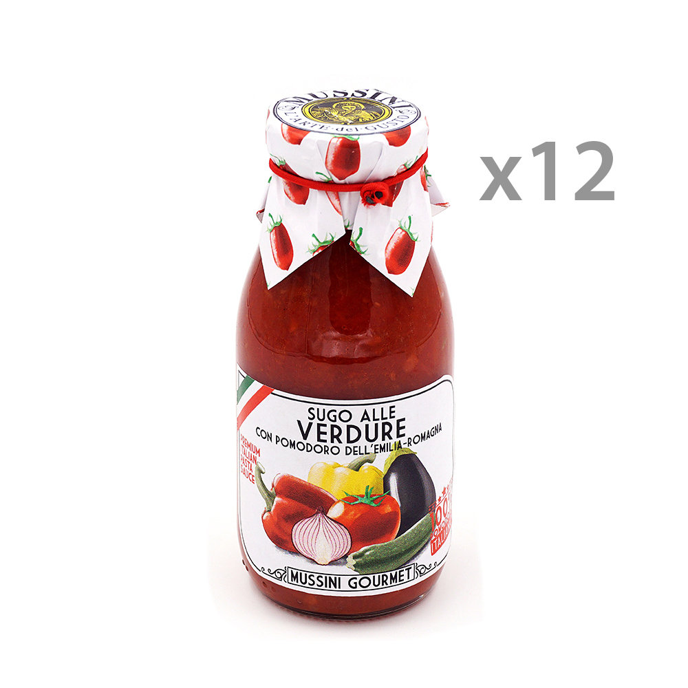 12 bottiglie - Sugo alle Verdure 250 ml