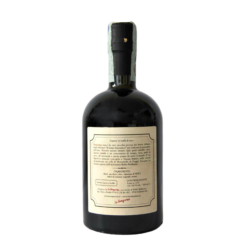 ''Nocino'' Liquore di malli di noce 0,5 lt