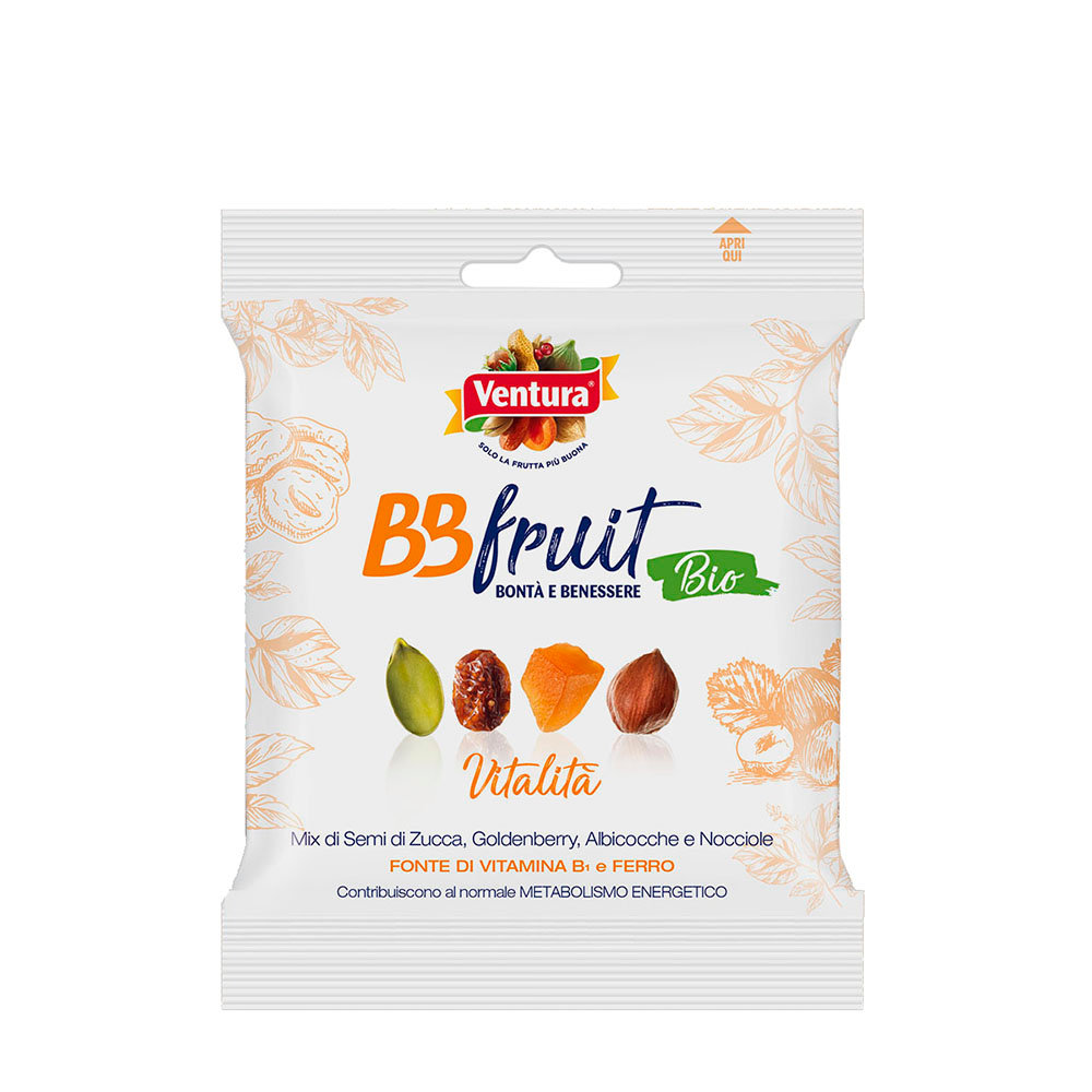12 buste - BB Fruit ''Vitalità'' BIO 50 gr