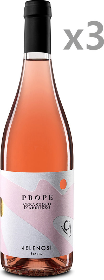Vini rosé 3 bottiglie - Prope Cerasuolo d'Abruzzo DOC 2023