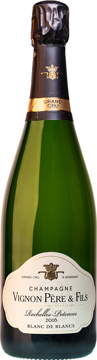 Bollicine 1 bottiglia - Champagne Vignon pére et fils - BB Potences Rochelles - extra brut - millesime - grand cru