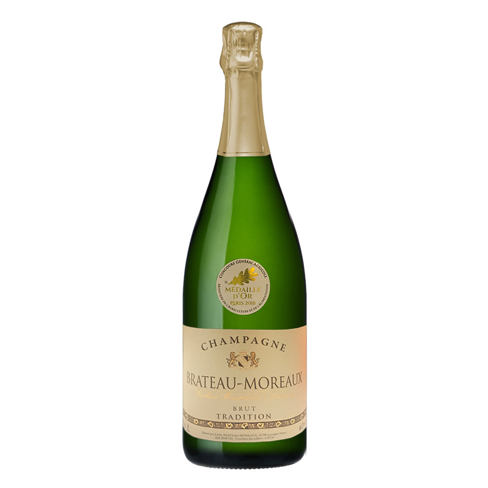 Image of 1 bottiglia Magnum 1,5 lt - Champagne Brateaux Moreaux brut tradition Magnum