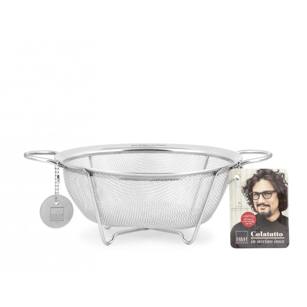 Cestello In Acciaio Inox Alessandro Borghese - 14.5x10cm Per Bollitura | Con Kitchen Tips - Foto 4