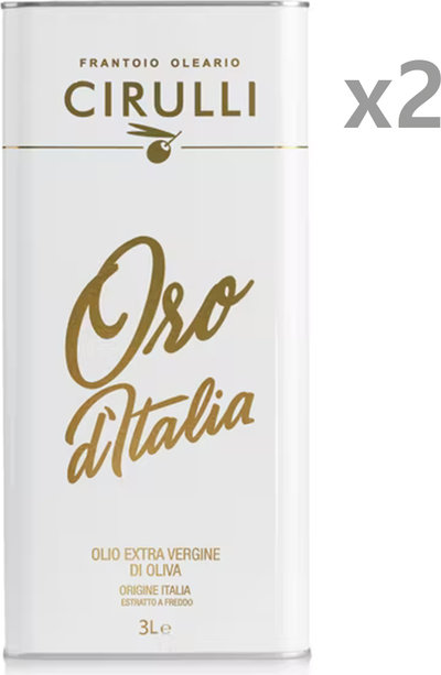 Olio EVO 2 lattine 3 lt - Olio EVO "Oro d'Italia"