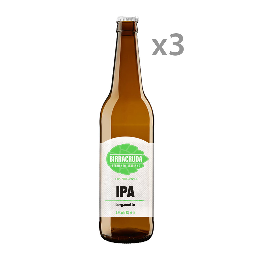 3 bottiglie - IPA Begamotto 50 cl