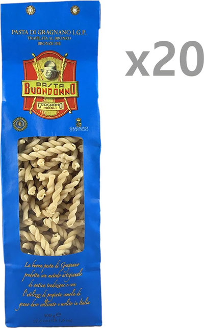 Grano Duro 20 confezioni - Fusilli Corti di Gragnano IGP 500 gr