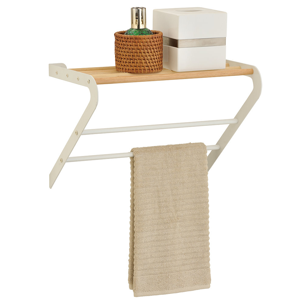 Porta Asciugamani Da Parete Acciaio Inox SUS304 | Doppio Strato 40CM | Montaggio A Vite Per Bagno - Foto 5