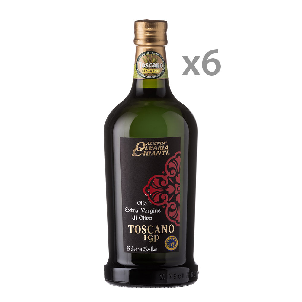 6 bottiglie Tortuga da 0,75 lt - Olio EVO Toscano IGP