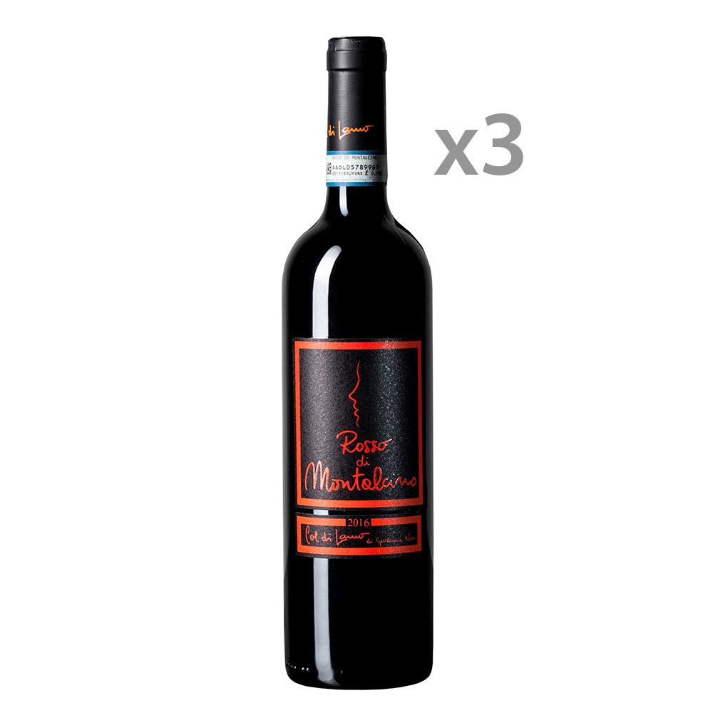 3 bottiglie - Rosso di Montalcino 2016