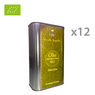 Olio EVO 12 Latte da 1 lt olio Evo BIO Antica Riserva