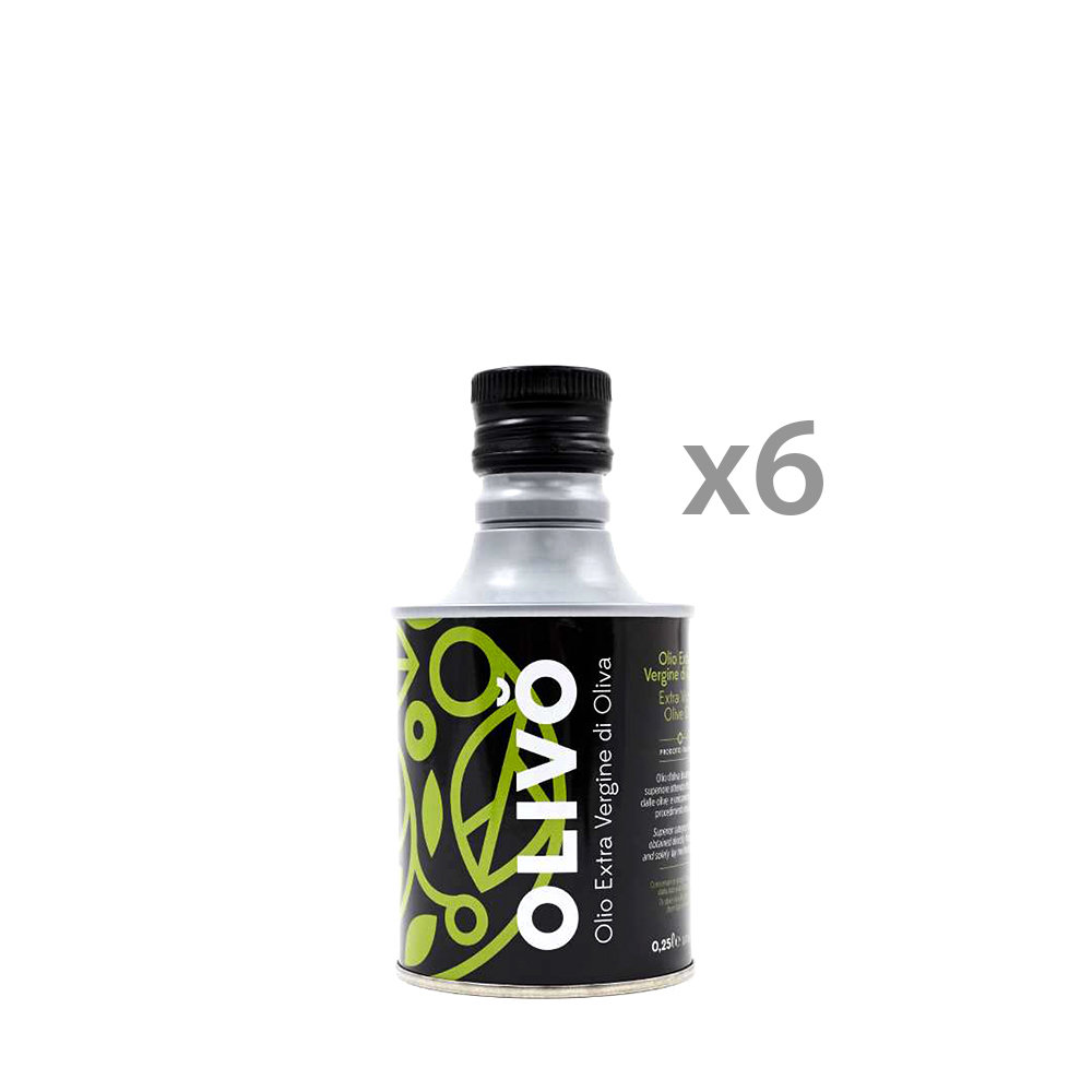 6 bottiglie - Olio EVO 0,25 lt