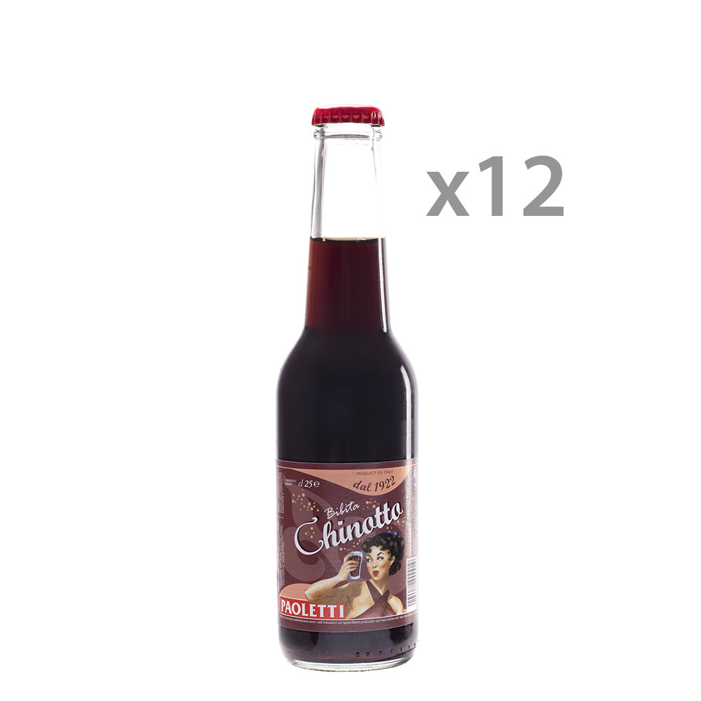 12 bottiglie - Chinotto 0,25 lt