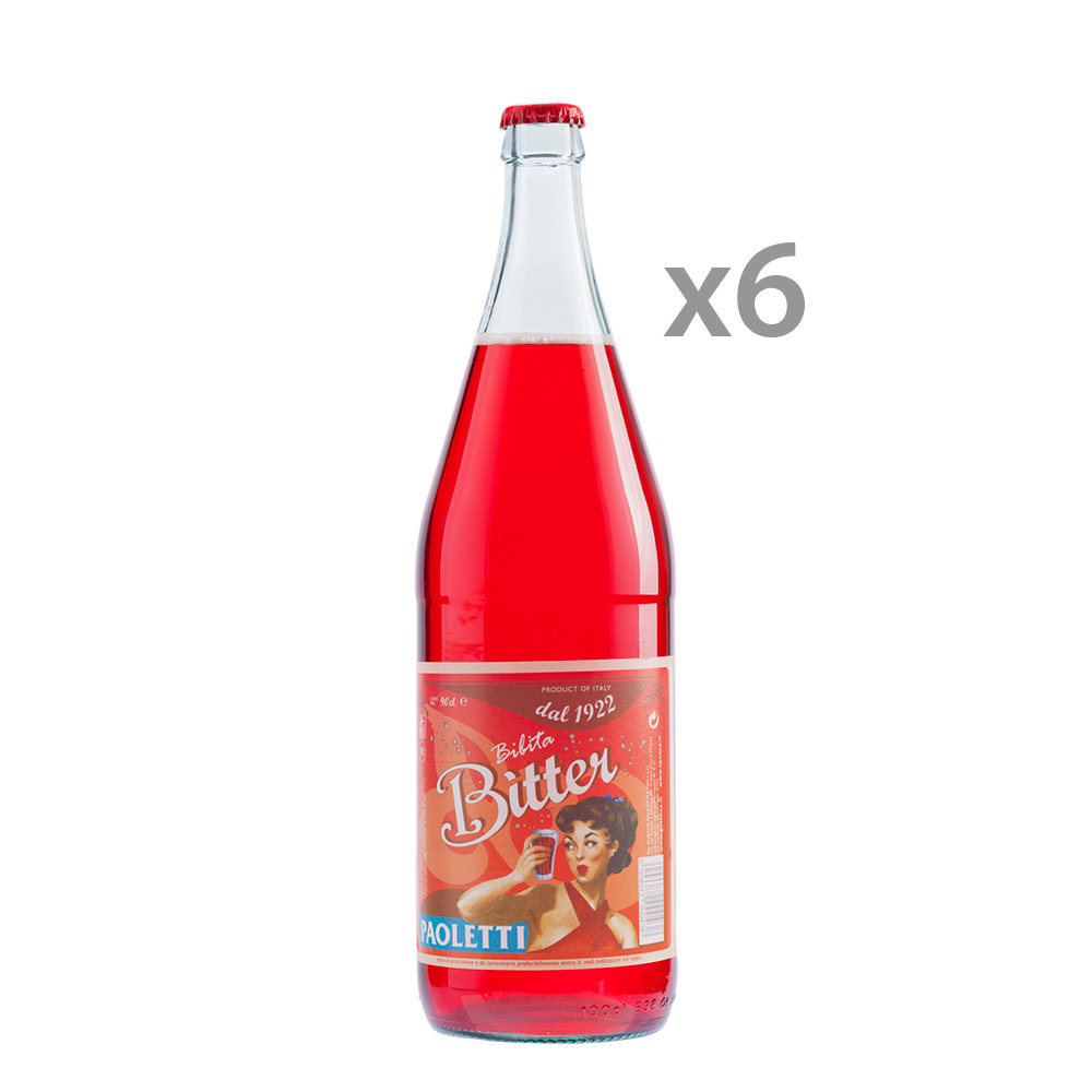 6 bottiglie - Bitter Rosso 0,9 lt