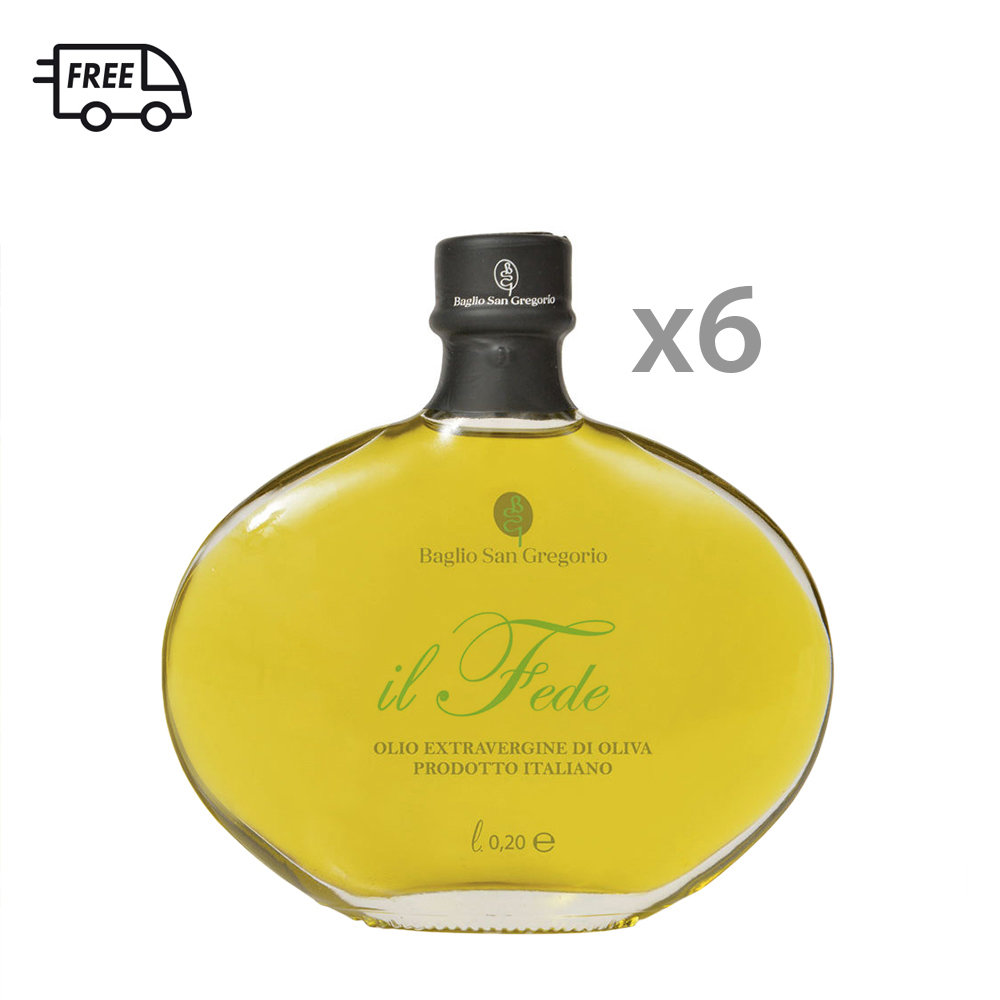 6 bottiglie - ''Il Fede'' Olio Extravergine di oliva 200 ml