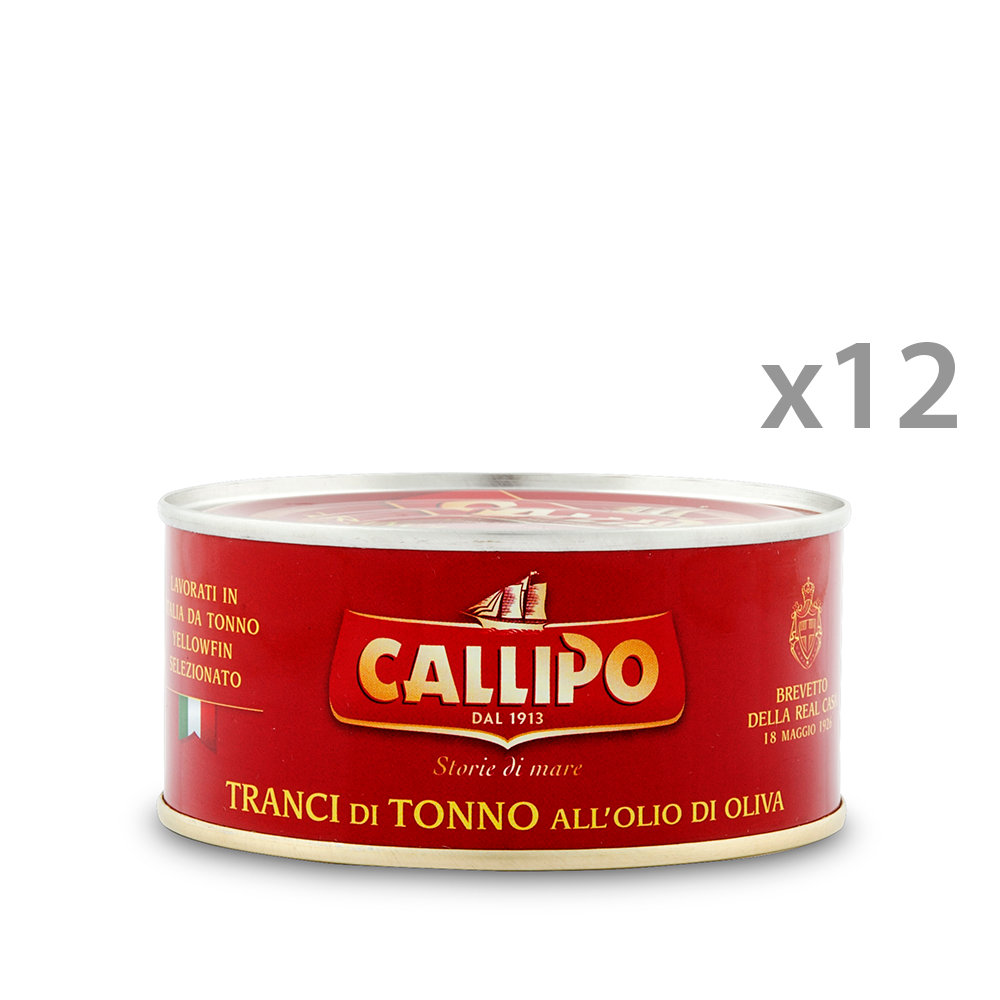 12 latte - Tonno in olio d'oliva 300 gr