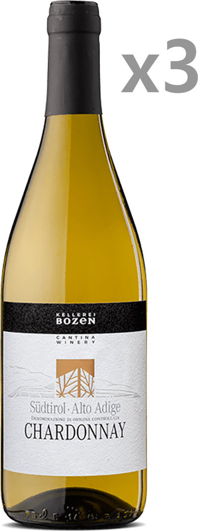 Vini bianchi 3 bottiglie - Chardonnay DOC 2021