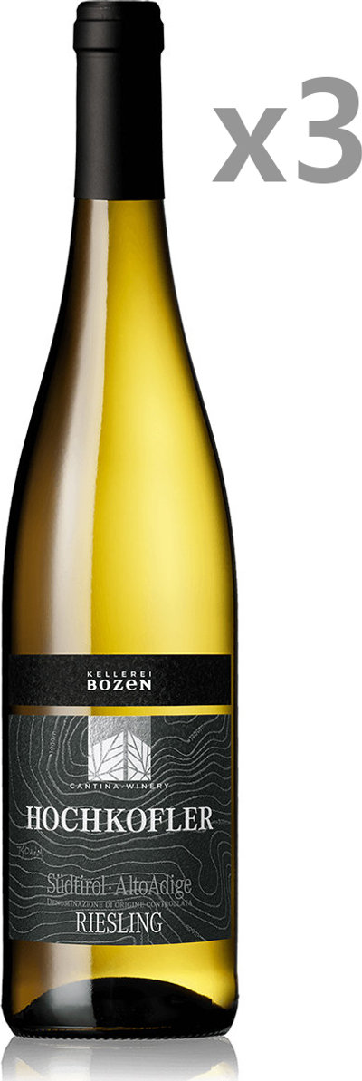 Vini bianchi 3 bottiglie - Riesling Hochkofler DOC 2021