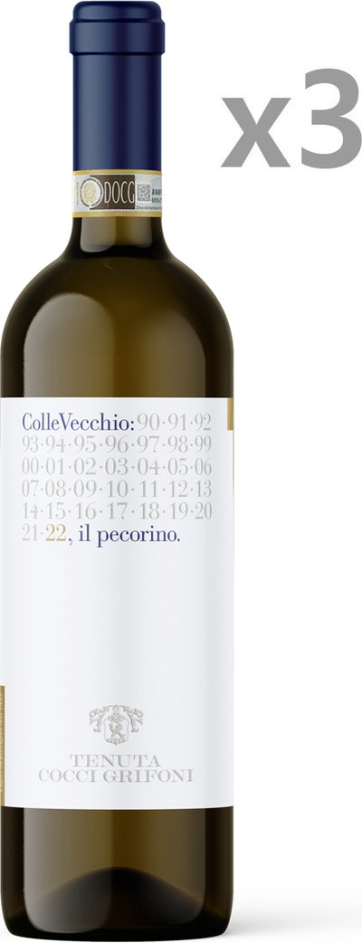 Vini bianchi 3 bottiglie - Colle Vecchio Offida DOCG Pecorino 2024