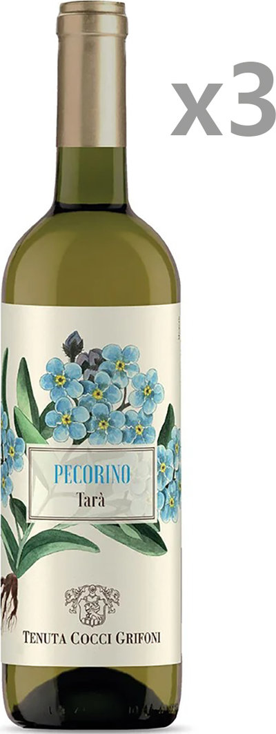 Vini bianchi 3 bottiglie - Falerio DOC Pecorino Tenuta Tarà 2023