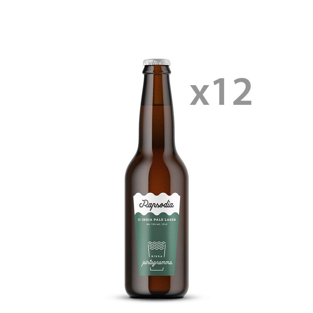 12 bottiglie - ''Rapsodia'' II India Pale Lager 33 cl