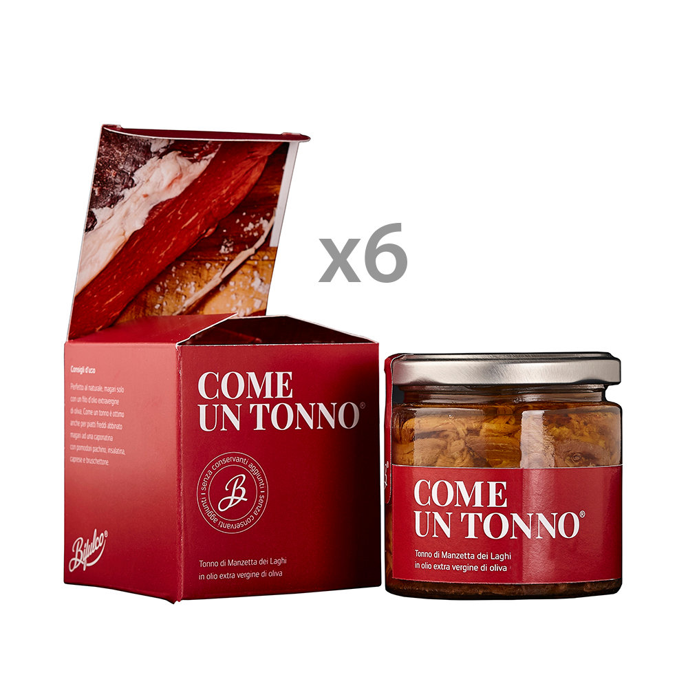 6 vasetti da 190 gr - ''Come un Tonno''