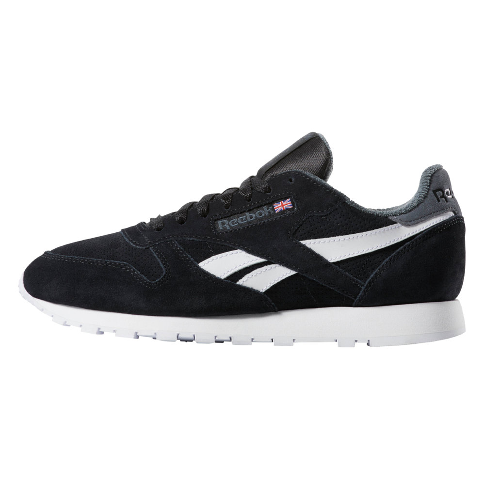 reebok classic leather uomo nere