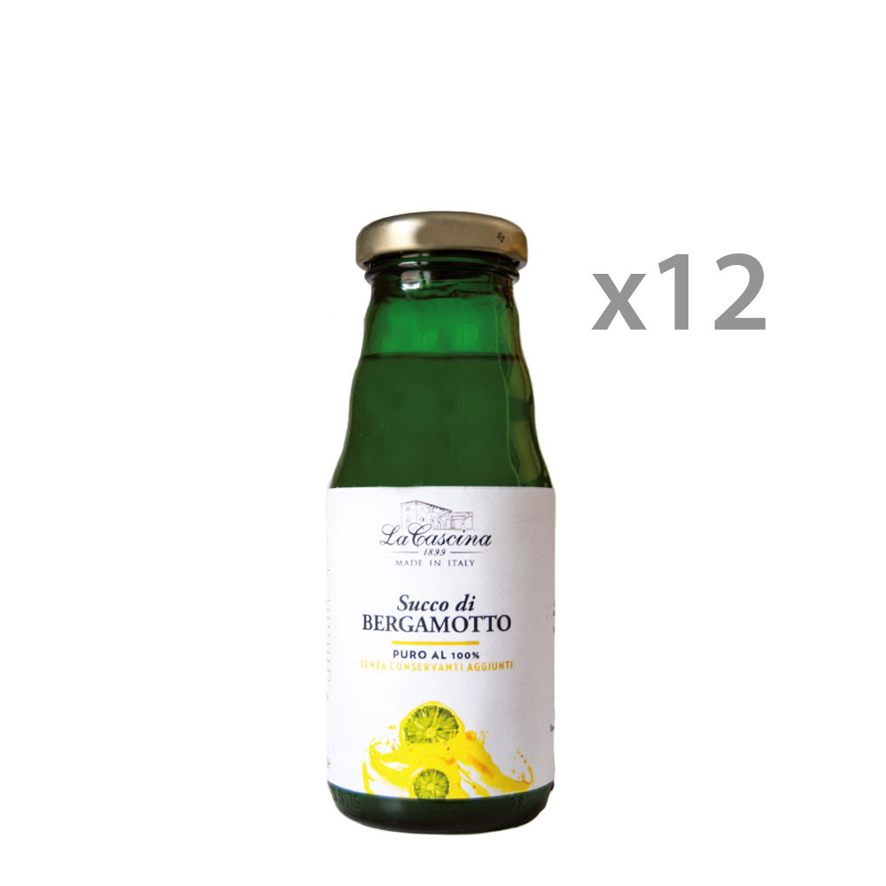 12 bottiglie - Succo di Bergamotto 100% 200 ml