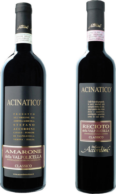 Vini rossi 2 bottiglie miste: Amarone 2018 - Recioto 2019