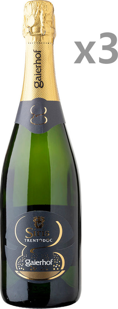 Bollicine 3 bottiglie - Siris Trento DOC