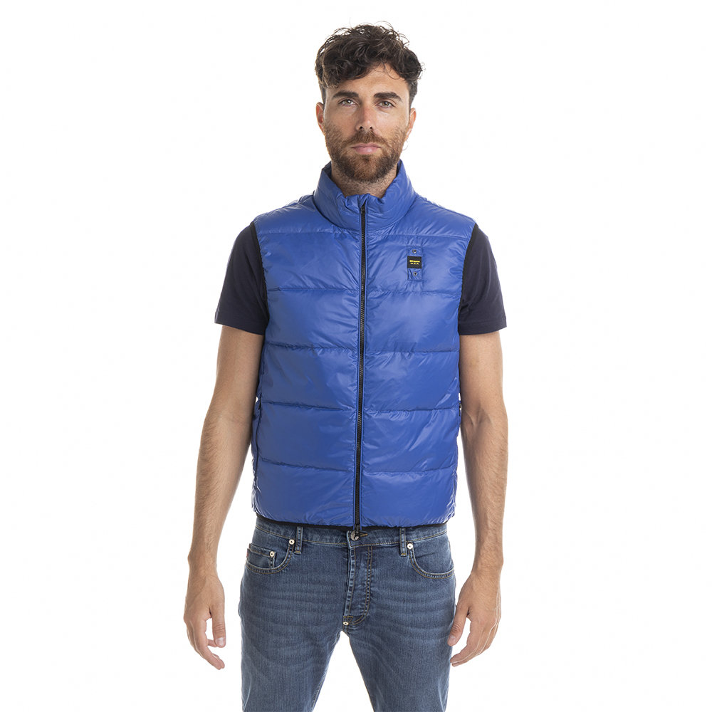 Piumino smanicato bluette - Blauer - Acquista su Ventis.