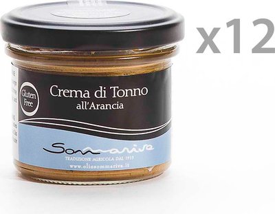 Creme & patè 12 vasetti - Crema di tonno all'arancia 100 gr