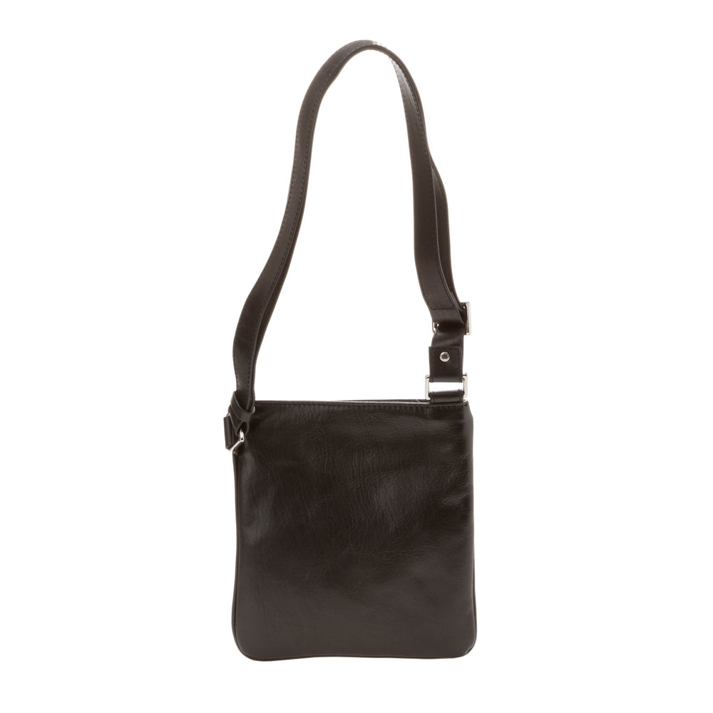 Bandolera plana de piel abatanada | EMPORIO ARMANI Hombre