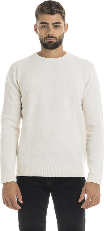 Maglie Pullover a trama operata panna