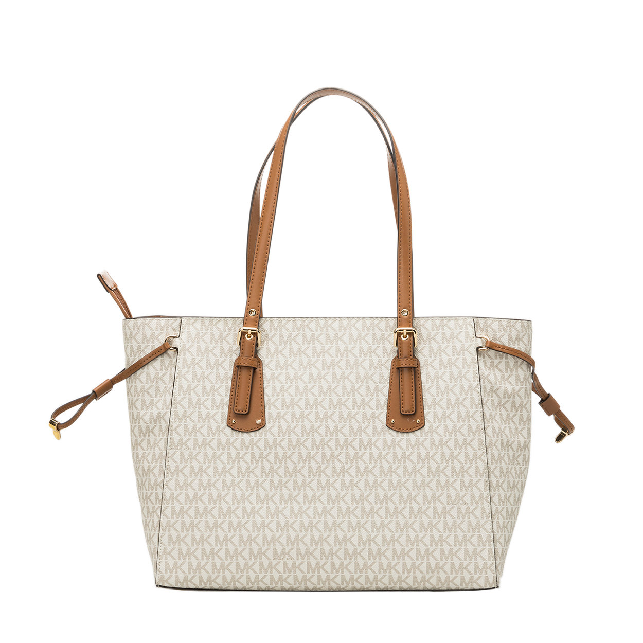Bolso tote Voyager con logo de vainilla estampado - Michael Kors - Compra  en Ventis.