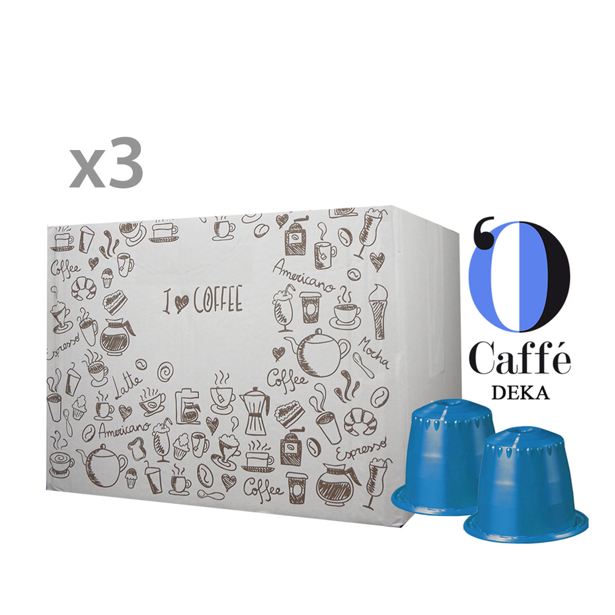 300 cápsulas Nespresso - Deka - Caffè Gourmood - Compra en Ventis.