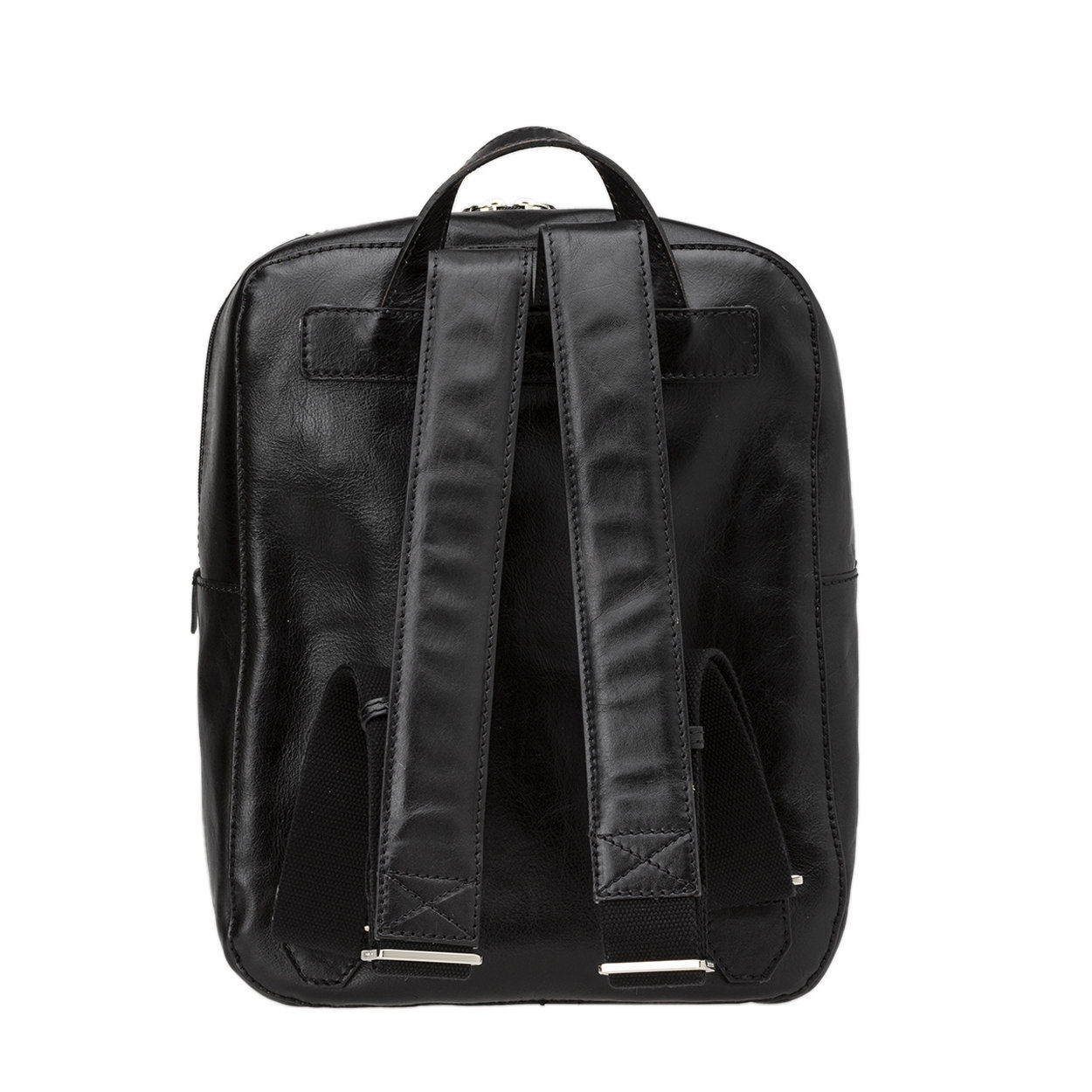 Mochila piel negra - The Bridge