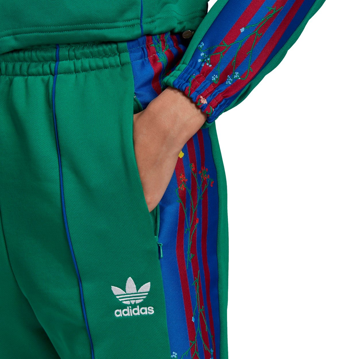 Premio gusto liebre Pantalones Adidas Verde Track Floral - ADIDAS