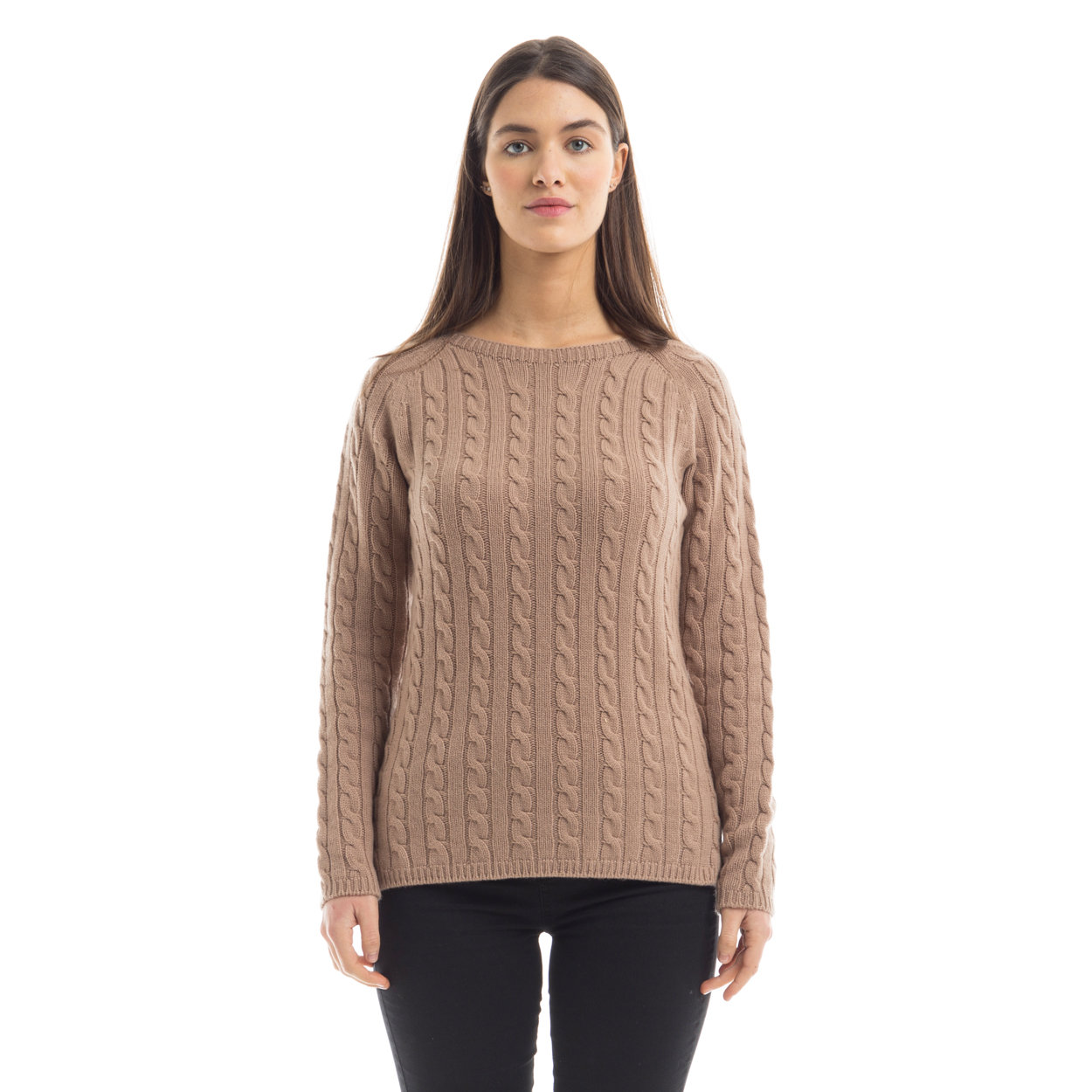 Image of Maglia in cashmere cammello