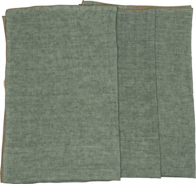 Set 3 strofinacci puro lino Stonewash, mango