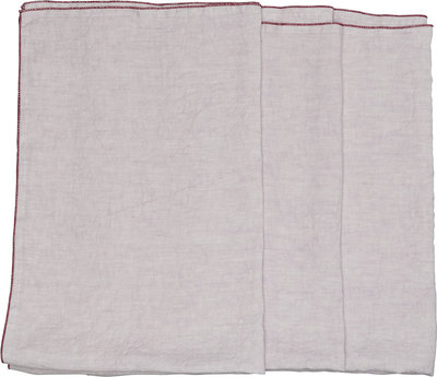 Set 3 strofinacci puro lino Stonewash, incenso