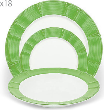Servizi Tavola Servizio tavola 18pz Provence banda verde