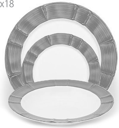 Servizi Tavola Servizio tavola 18pz Provence grigio