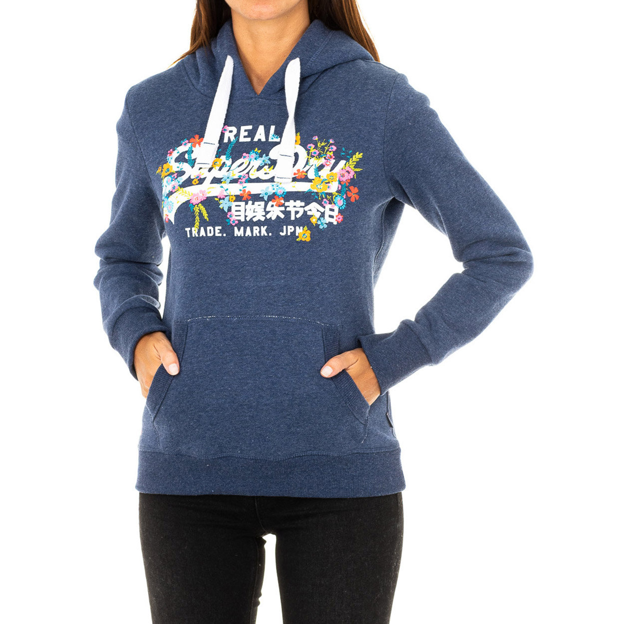 felpa reebok rossa e blu