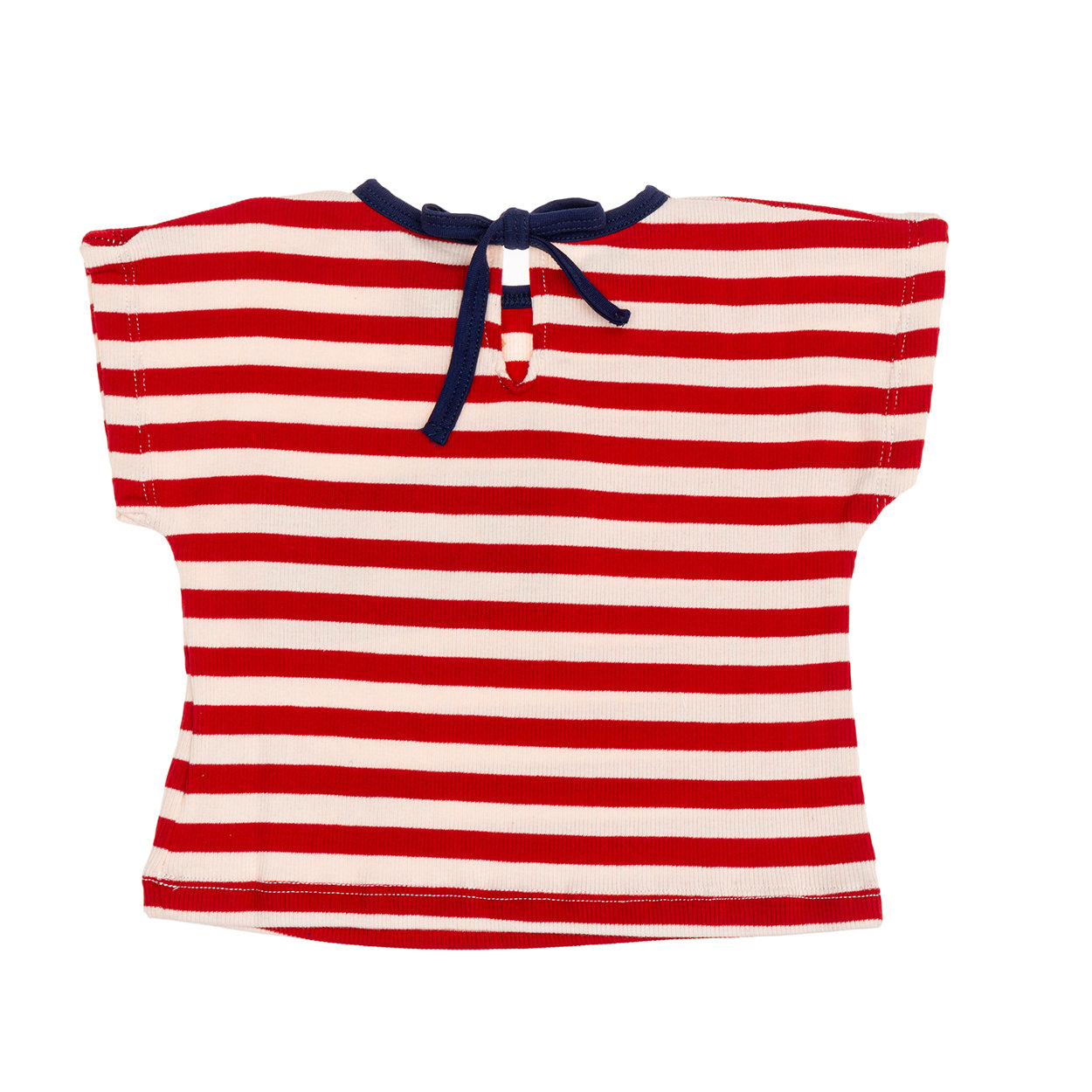 T-shirt a righe bianche e rosse - Please - Acquista su Ventis.