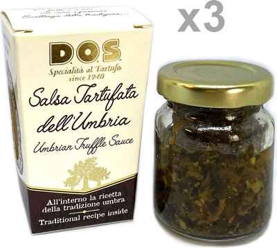 Prodotti al tartufo 3 vasetti - Salsa Tartufata dell'Umbria 50 gr