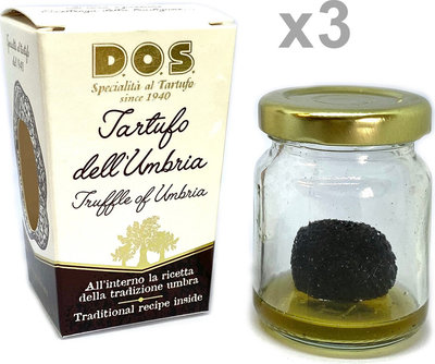 Prodotti al tartufo 3 vasetti - Tartufo Intero dell'Umbria 15 gr