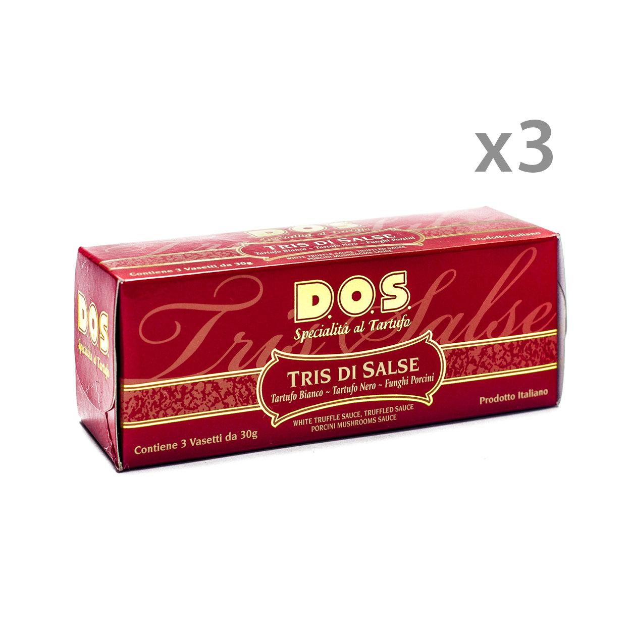 3 confezione con 3 vasetti da 30 gr - Tris Mix Salse 30 gr