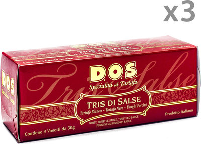 Prodotti al tartufo 3 confezione con 3 vasetti da 30 gr - Tris Mix Salse 30 gr
